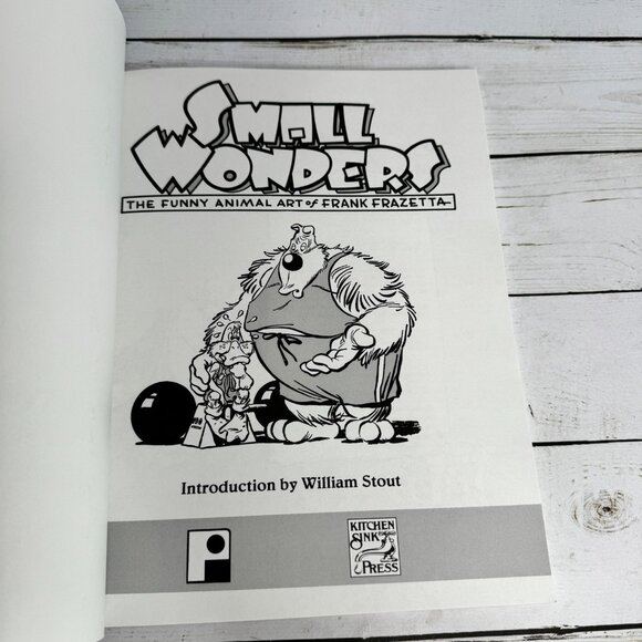 Small Wonders The Funny Animal Art of Frank Frazetta 1991 Comics Humor Cartoons - Picture 3 of 7